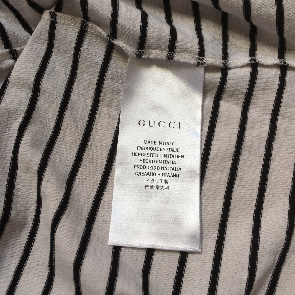 Gucci Horizontal Striped Long Sleeve T-Shirt - Picture 7 of 13
